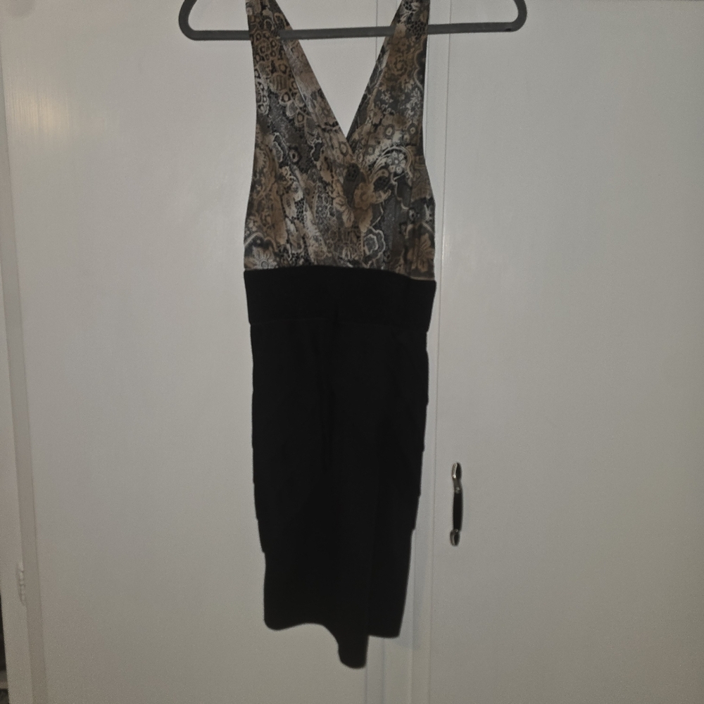 Black and printed dress Size M